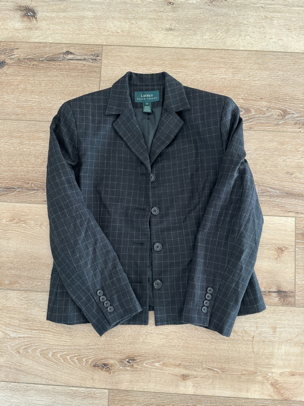 Vintage Ralph Lauren Breasted Wool Blazer